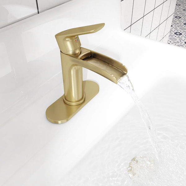 Parlos Home Bathroom Single Hole Faucet with Drain Assembly & Reviews